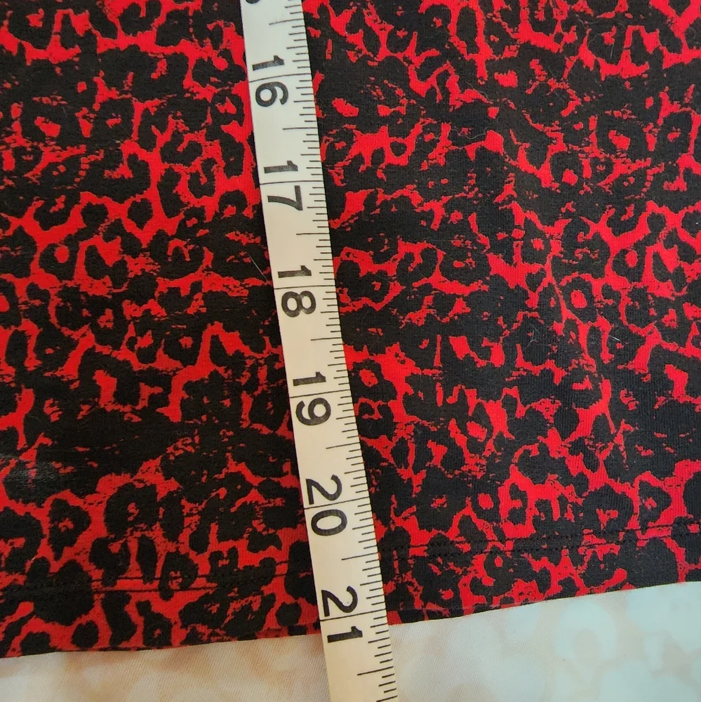 SOLD! BlackHeart - Red & Black Cheetah Print Tank Top - Picture 5 of 7